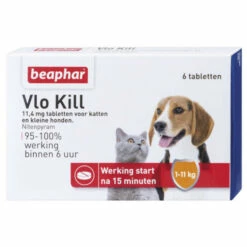 Beaphar Beaphar Vlo Kill Hond En Kat - Tot 11 Kg - 6 Tabletten