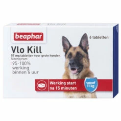 Beaphar Beaphar Vlo Kill Hond - Vanaf 11 Kg - 6 Tabletten