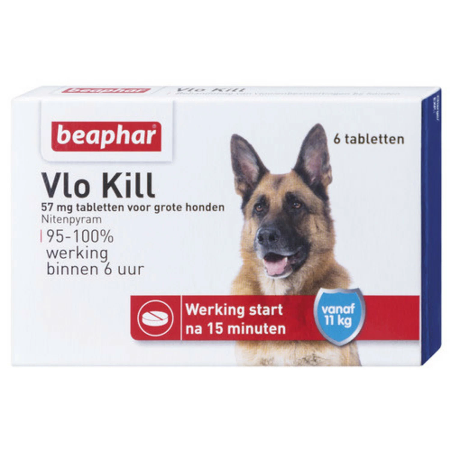 Beaphar Beaphar Vlo Kill Hond - Vanaf 11 Kg - 6 Tabletten 3 Beaphar Beaphar Vlo Kill Hond - Vanaf 11 Kg - 6 Tabletten