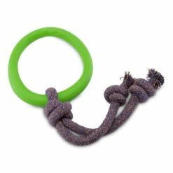 Becothings Beco Hoop On A Rope Hondenspeelgoed - Groen -Puur Winkel becothings beco hoop on a rope hondenspeelgoed gro 2