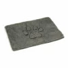 Beeztees Beeztees Dirty Dog Droogloopmat - Grijs - 90x66 Cm -Puur Winkel beeztees beeztees dirty dog droogloopmat grijs 90x
