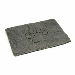 Beeztees Beeztees Dirty Dog Droogloopmat - Grijs - 90x66 Cm