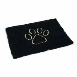 Beeztees Beeztees Dirty Dog Droogloopmat - Zwart - 90x66 Cm