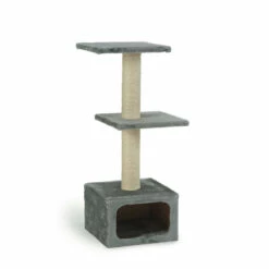 Beeztees Beeztees Krabpaal Dora - Grijs - 38x38x91 Cm