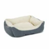 Beeztees Beeztees Pluche Kattenmand Mogina - 45x37x18 Cm -Puur Winkel beeztees beeztees pluche kattenmand mogina 45x37x1