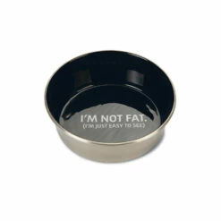 Beeztees Beeztees RVS Voerbak Not Fat - Zwart