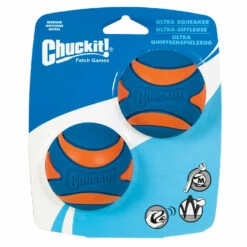 Chuckit! Chuckit Chuckit Ultra Squeaker Ball - Met Piep - M - ø 6 Cm - 2-pack