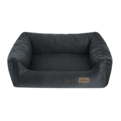 D-tails Hondenmand Velvet - Zwart