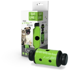 Eat Slow Live Longer Feed And Treat Roller - Groen - S - 16,5 X ø 7 Cm -Puur Winkel eat slow live longer feed and treat roller groen s 3