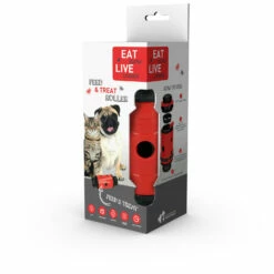 Eat Slow Live Longer Feed And Treat Roller - Rood - S - 16,5 X ø 7 Cm