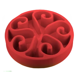 Eat Slow Live Longer Original - Schrokbak - Rood - Large ø 30 Cm