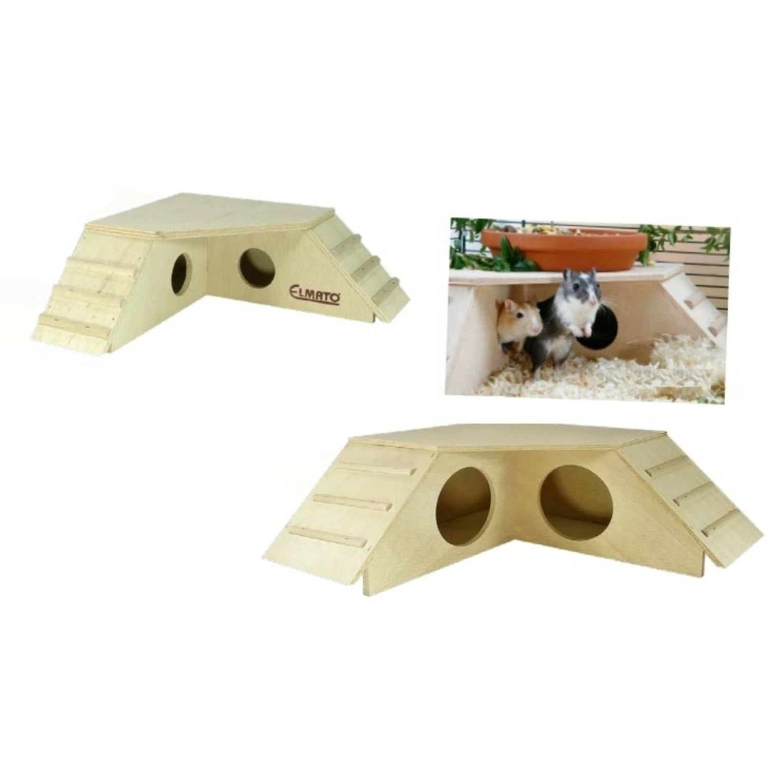 Elmato Elmato Hoekhuis Klein - 34 Cm 3 Elmato Elmato Hoekhuis Klein - 34 Cm