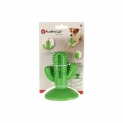 Flamingo Dental Toy - Snack Cactus - Hondenspeelgoed - Groen -Puur Winkel flamingo dental toy snack cactus hondenspeelgoed g 4