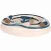 Flamingo Flamingo Kattenspeelgoed Shilo - 32.5x27x6.5 Cm - Beige/Blauw -Puur Winkel flamingo flamingo kattenspeelgoed shilo 325x27x65