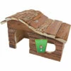 Gebr. De Boon Boon Houten Huis Golfdak Schorshout 15.5x23x16 Cm -Puur Winkel gebr de boon boon houten huis golfdak schorshout 1