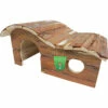 Gebr. De Boon Boon Houten Huis Golfdak Schorshout 21x41.5x28 Cm -Puur Winkel gebr de boon boon houten huis golfdak schorshout 2