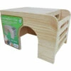 Gebr. De Boon Boon Knaagdiervilla Met Ruif Hout - 30,5x21x19 Cm -Puur Winkel gebr de boon boon knaagdiervilla met ruif hout 305