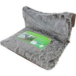 Gebr. De Boon Boon Radiator Hangmat Luxe Pluche - Zilver-Bruin - 26x45x45 Cm