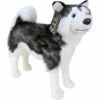 Gebr. De Boon Boony Natural Decoration Husky Pluche Staand - 53 Cm -Puur Winkel gebr de boon boony natural decoration husky pluche 1