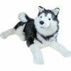 Gebr. De Boon Boony Natural Decoration Husky Pluche Liggend - 53 Cm -Puur Winkel gebr de boon boony natural decoration husky pluche