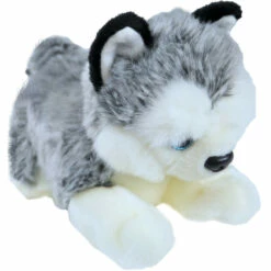 Gebr. De Boon Boony Natural Decoration Husky Pluche Liggend - 20 Cm