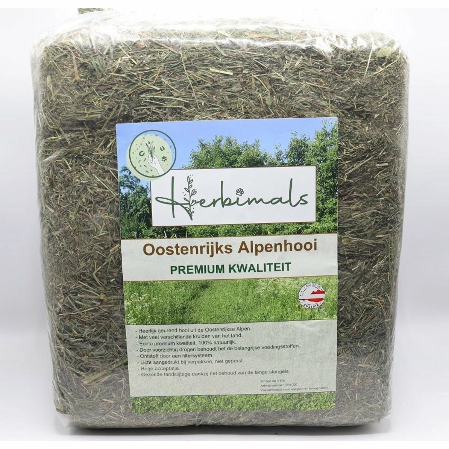 Herbimals Herbimals Premium Oostenrijks Alpenhooi - 4 Kilo 7 Herbimals Herbimals Premium Oostenrijks Alpenhooi - 4 Kilo - Afbeelding 5