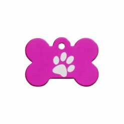 IMARC Hondenpenning – Bot – Poot Roze -Puur Winkel imarc hondenpenning bot poot roze 2