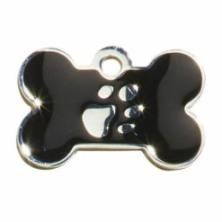 IMARC Hondenpenning – Bot – Poot Zilver – Zwart