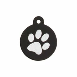 IMARC Hondenpenning – Rond – Poot – Zwart