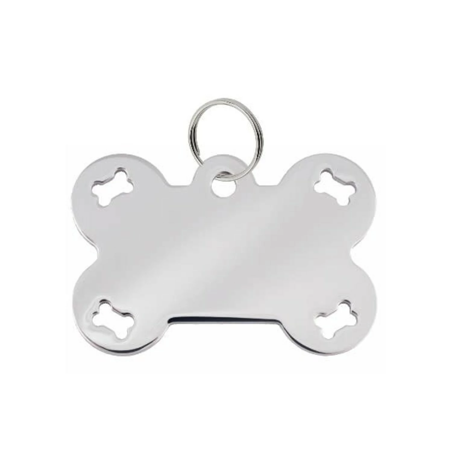 Pet Scribe Hondenpenning - Chroom - Uitgestanst Groot Bot 3 Pet Scribe Hondenpenning - Chroom - Uitgestanst Groot Bot