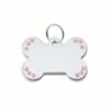 Pet Scribe Hondenpenning - Glamour Bot - Met Roze Aurora Swarovski Steentjes -Puur Winkel pet scribe hondenpenning glamour bot met roze auro