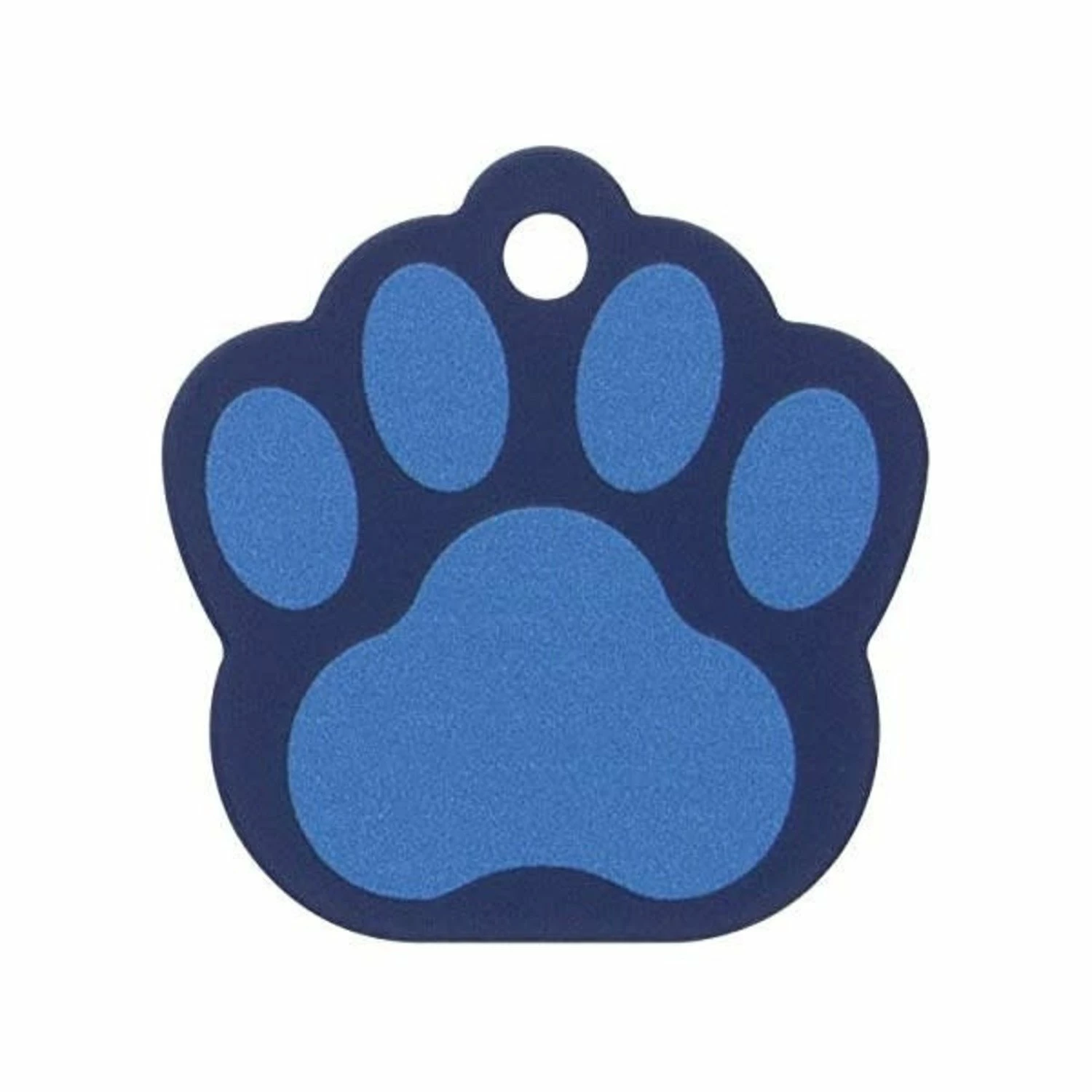 Pet Scribe Hondenpenning - Pootvorm - Blauw Gecoat 4 Pet Scribe Hondenpenning - Pootvorm - Blauw Gecoat - Afbeelding 2