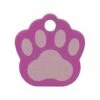 Pet Scribe Hondenpenning - Pootvorm - Roze Gecoat -Puur Winkel pet scribe hondenpenning pootvorm roze gecoat
