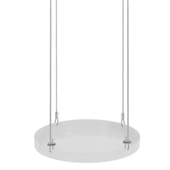 Plantenplateau Rond - Wit - L -Puur Winkel plantenplateau rond wit l 2