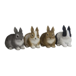 Polyresin Decoratie Dwergkonijn - Meerdere Kleuren