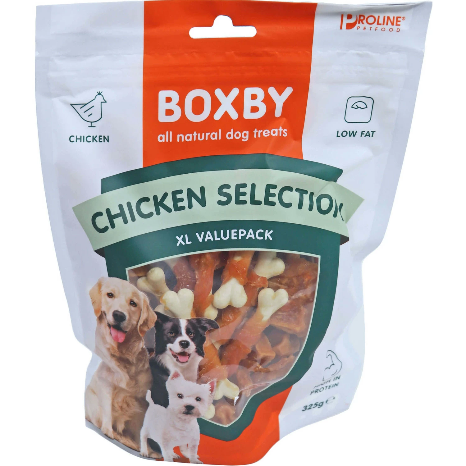 Pro-line Proline Boxby Chicken Selection - XL Valuepack - 325 Gram 3 Pro-line Proline Boxby Chicken Selection - XL Valuepack - 325 Gram