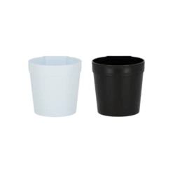 Raambloempot Set Van 2 - Zwart-wit - S -Puur Winkel raambloempot set van 2 zwart wit s 5