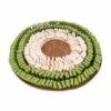 Snuffelmat Rond - 48 Cm - Cookie White Green -Puur Winkel snuffelmat rond 48 cm cookie white green