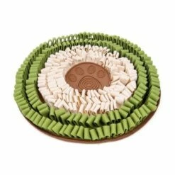 Snuffelmat Rond - 48 Cm - Cookie White Green -Puur Winkel snuffelmat rond 48 cm cookie white green 2