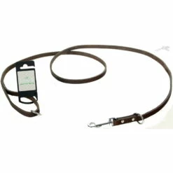 Tijssen Hondenriem Vario Vetleer Bruin