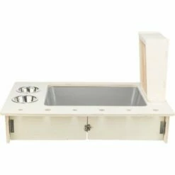 Trixie Houten Hooiruif Met Toilet - 70x41x47 Cm -Puur Winkel trixie houten hooiruif met toilet 70x41x47 cm 4