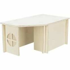 Trixie Houten Huis Holm - 50x23x33 Cm -Puur Winkel trixie houten huis holm 50x23x33 cm 3