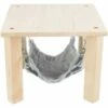 Trixie Houten Standaard Met Hangmat Sunny - 37x29x37 Cm -Puur Winkel trixie houten standaard met hangmat sunny 37x29x37