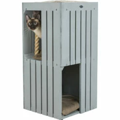 Trixie Trixie BE NORDIC Cat Tower Juna - 38x38x77 Cm - Grijs