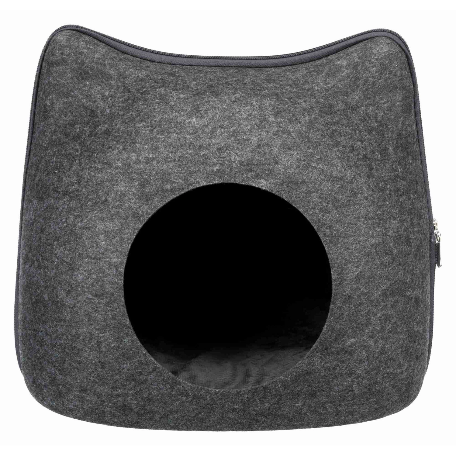 Trixie Trixie Iglo Cat - Vilt - Antraciet - 38x35x37 Cm 3 Trixie Trixie Iglo Cat - Vilt - Antraciet - 38x35x37 Cm