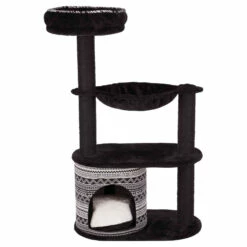 Trixie Trixie Krabpaal Giada - 112 Cm - Zwart-Wit