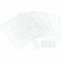 Trixie Trixie Uitbreidingselementen Indoor Ren - Draadkubus Kooi - 4 Stuks 35x35 Cm - Metaal