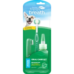 Tropiclean Tropiclean Fresh Breath Oral Care Kit - Gebit Verzorging Set Kleine En Middelgrote Hond